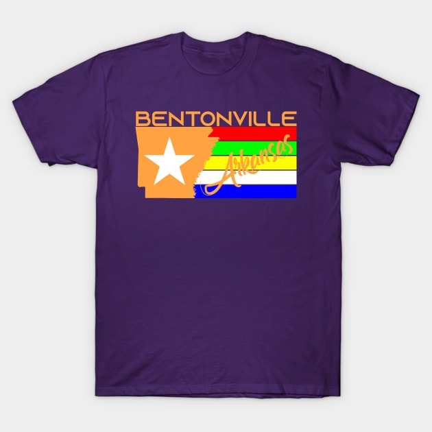 Bentonville Arkansas T-Shirt by Leopards